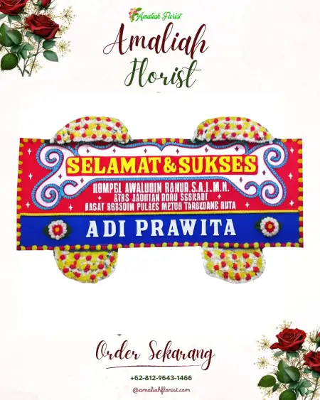 Papan Bunga Ucapan Selamat Kadolo Katapi